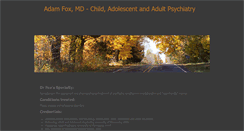 Desktop Screenshot of adamfoxmd.com